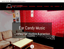 Tablet Screenshot of earcandymusic.com.au